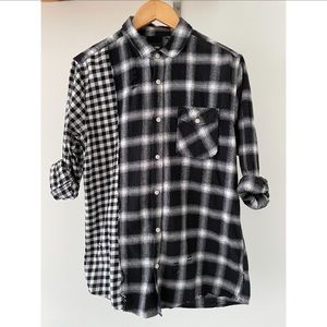 Only & Sons - M - Mixed Print Longsleeve Button-Down